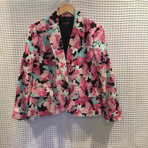 NWOT Black label by Evan  Picone floral jacket